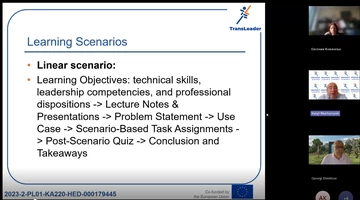 Webinarium TransLeader A3.5: „Model Scenariuszy”